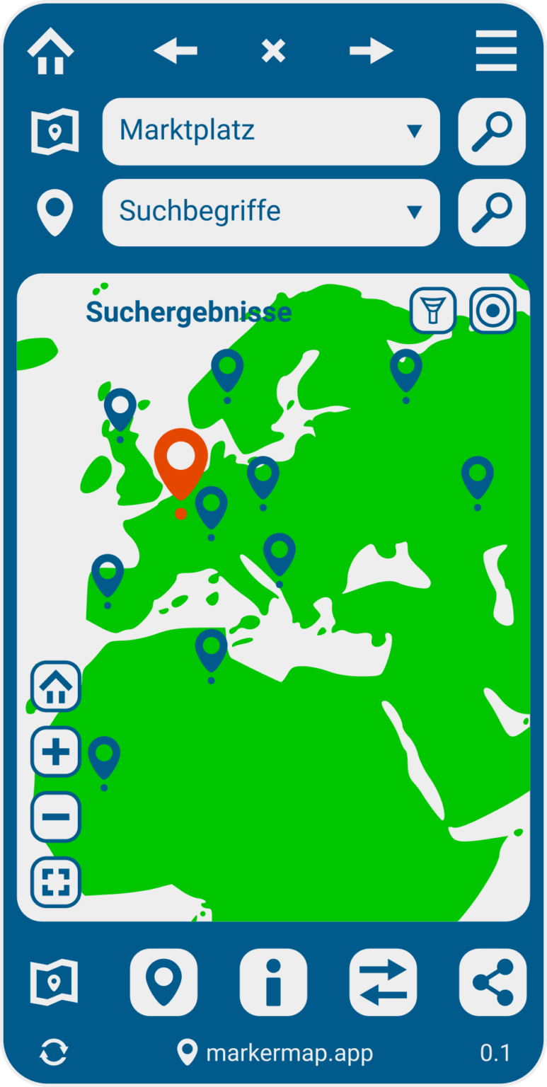 Map Merker MarkerMap.App - marker & maps